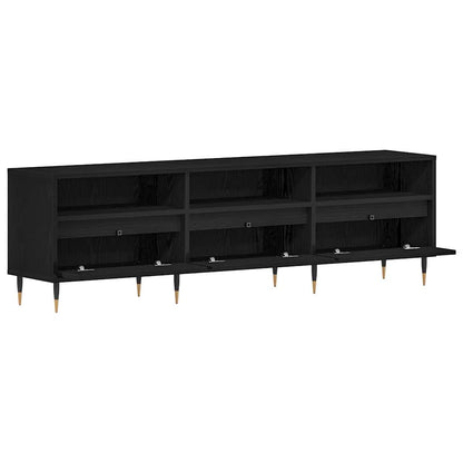 TV-Schränk Schwarze Eiche 150 x 30 x 44.5 cm Holzwerkstoff