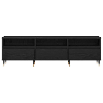 TV-Schränk Schwarze Eiche 150 x 30 x 44.5 cm Holzwerkstoff