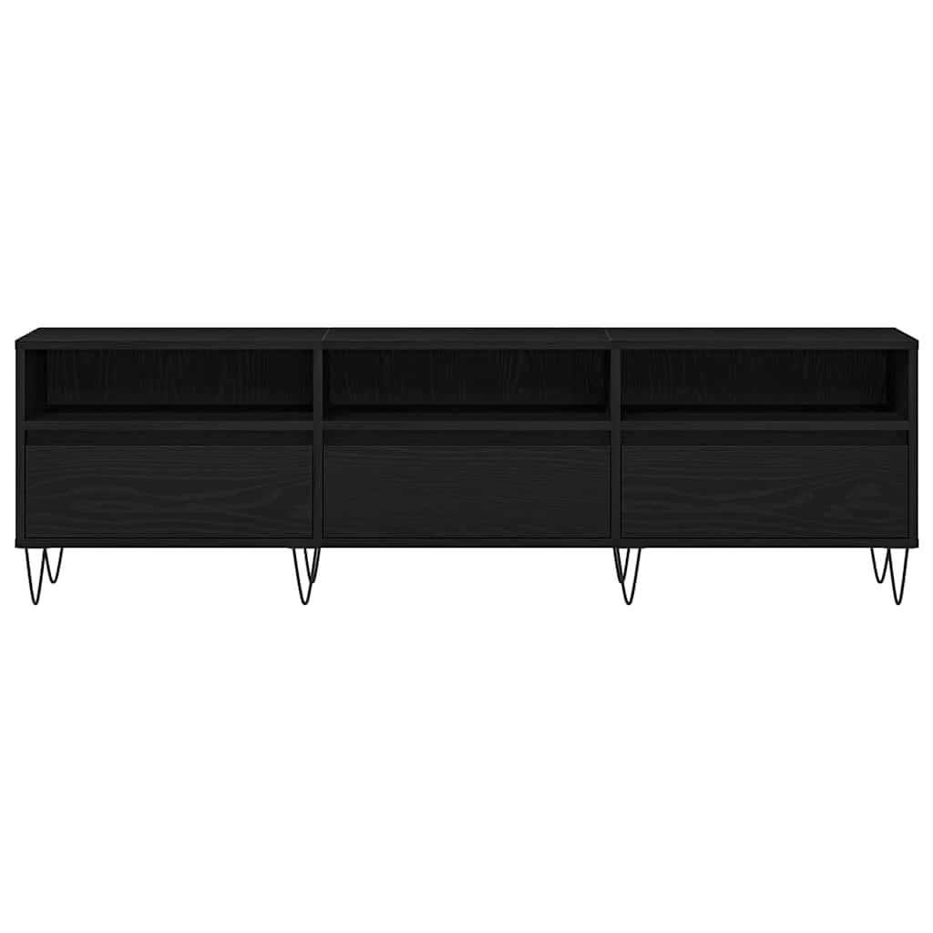 TV-Schränk Schwarze Eiche 150 x 30 x 44.5 cm Holzwerkstoff