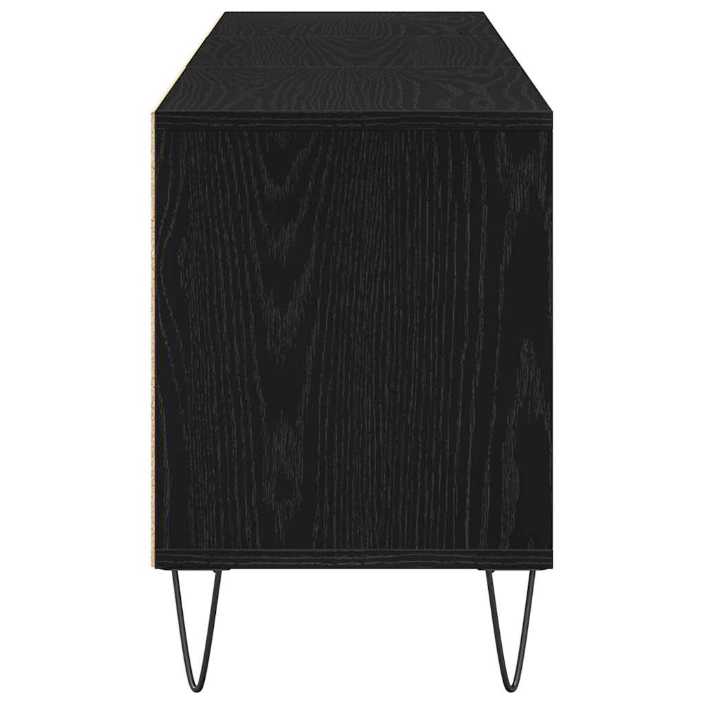 TV-Schränk Schwarze Eiche 150 x 30 x 44.5 cm Holzwerkstoff