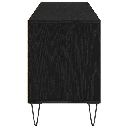 TV-Schränk Schwarze Eiche 150 x 30 x 44.5 cm Holzwerkstoff