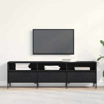 TV-Schränk Schwarze Eiche 150 x 30 x 44.5 cm Holzwerkstoff