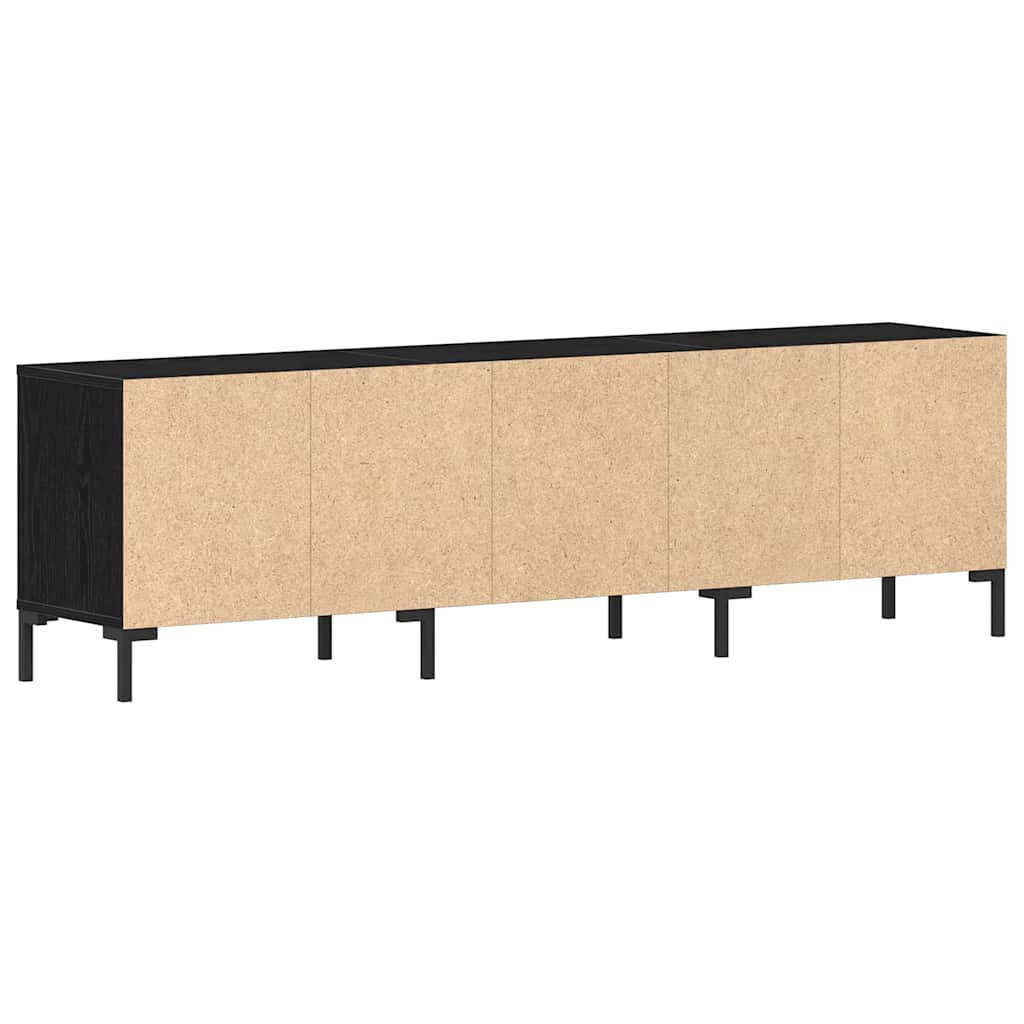 TV-Schränk Schwarze Eiche 150 x 30 x 44.5 cm Holzwerkstoff