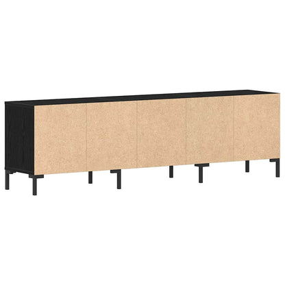 TV-Schränk Schwarze Eiche 150 x 30 x 44.5 cm Holzwerkstoff