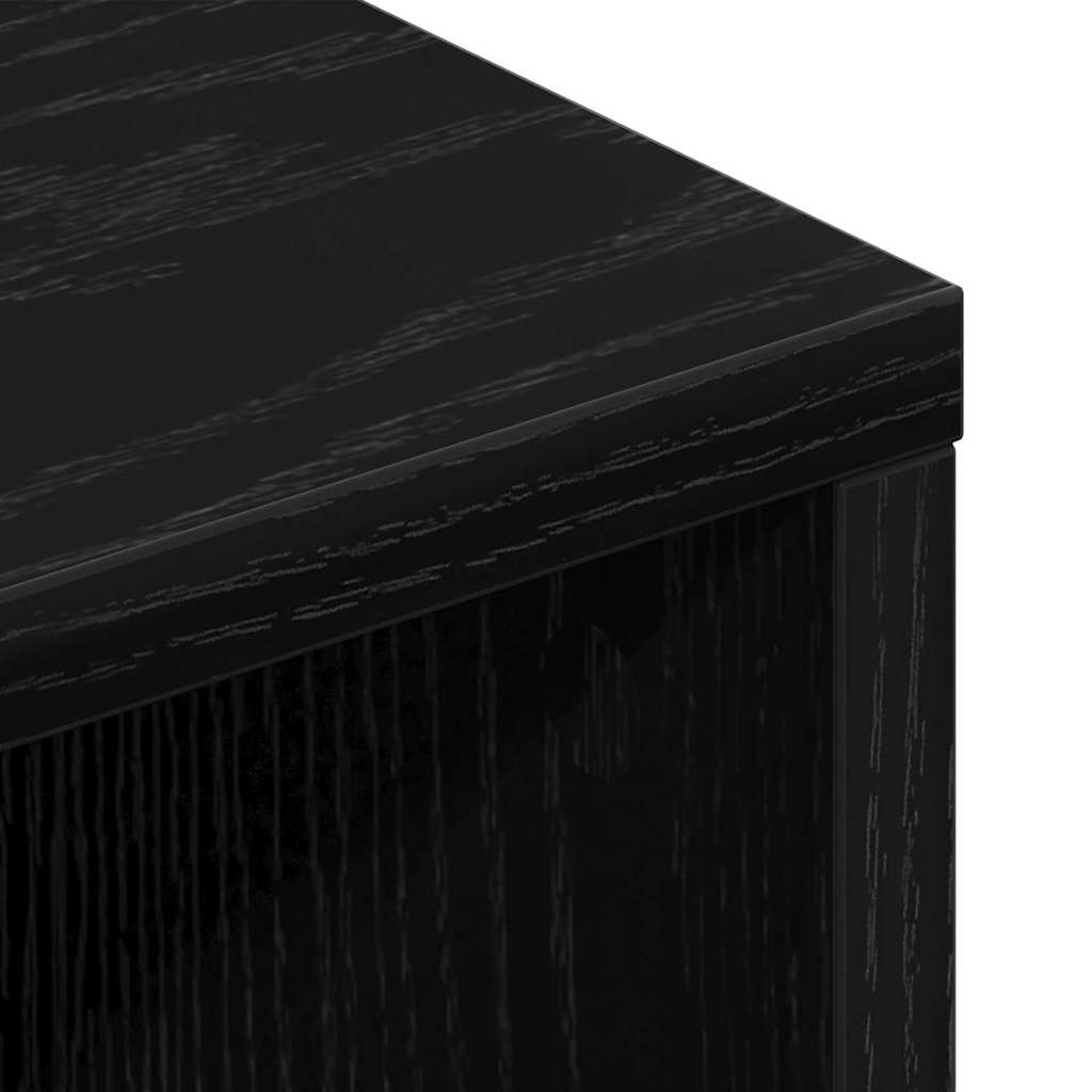 TV-Schränk Schwarze Eiche 150 x 30 x 44.5 cm Holzwerkstoff