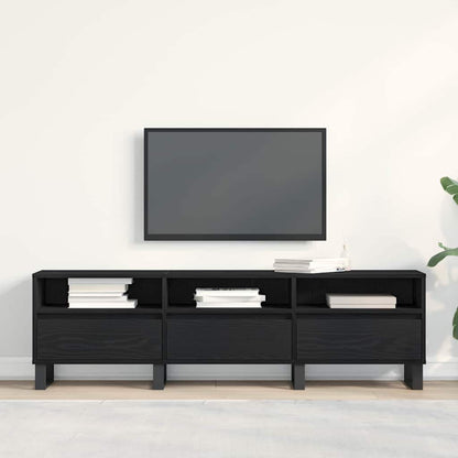 TV-Schränk Schwarze Eiche 150 x 30 x 44.5 cm Holzwerkstoff