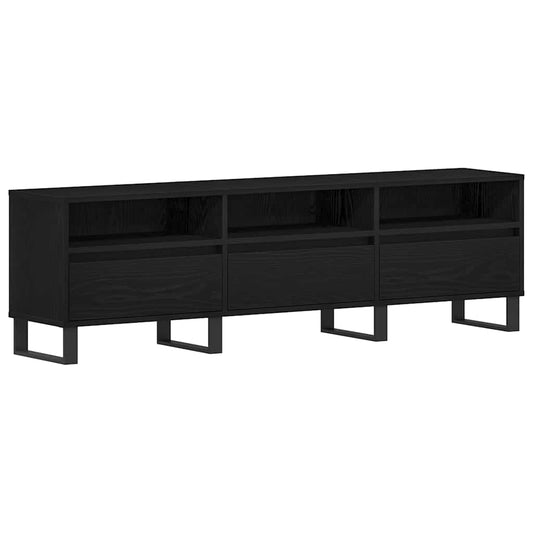 TV-Schränk Schwarze Eiche 150 x 30 x 44.5 cm Holzwerkstoff