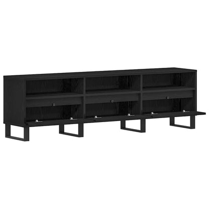 TV-Schränk Schwarze Eiche 150 x 30 x 44.5 cm Holzwerkstoff