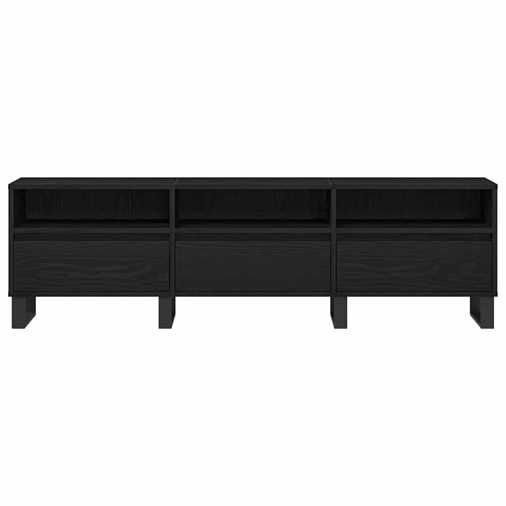 TV-Schränk Schwarze Eiche 150 x 30 x 44.5 cm Holzwerkstoff