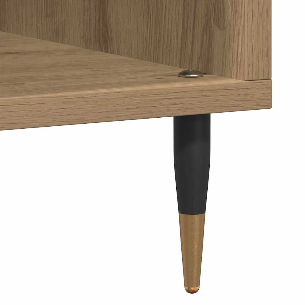 Schallplattenschrank Eiche handwerklich 100 x 38 x 48 cm