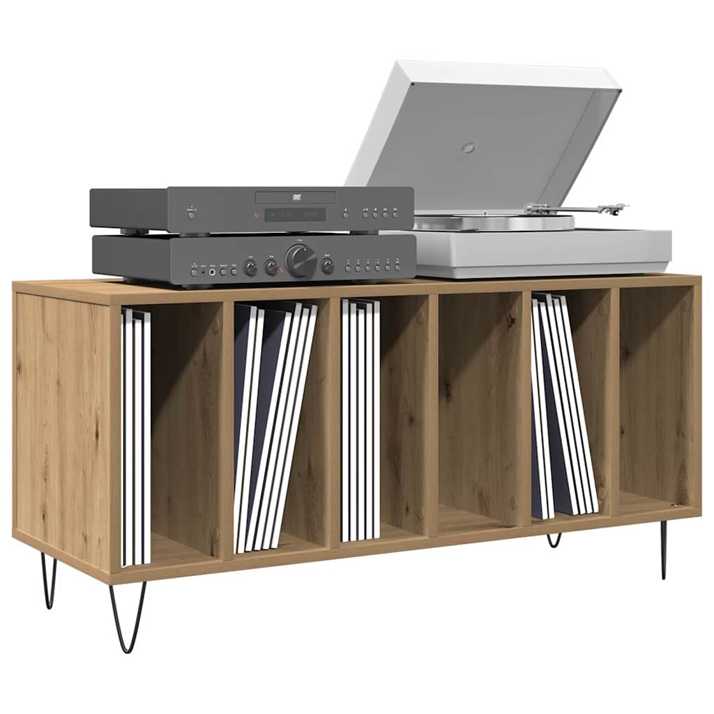 Schallplattenschrank Altholz 100 x 38 x 48 cm Holzwerkstoff
