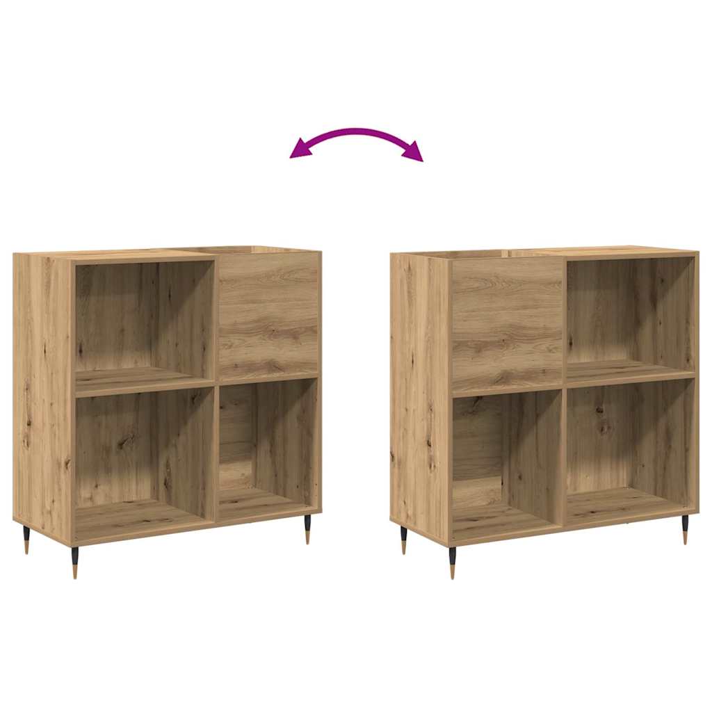 Schallplattenschrank Altholz 85 x 38 x 89 cm Holzwerkstoff