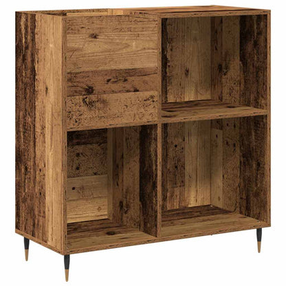 Schallplattenschrank Eiche handwerklich 85 x 38 x 89 cm