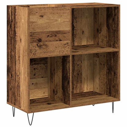 Schallplattenschrank Eiche handwerklich 85 x 38 x 89 cm