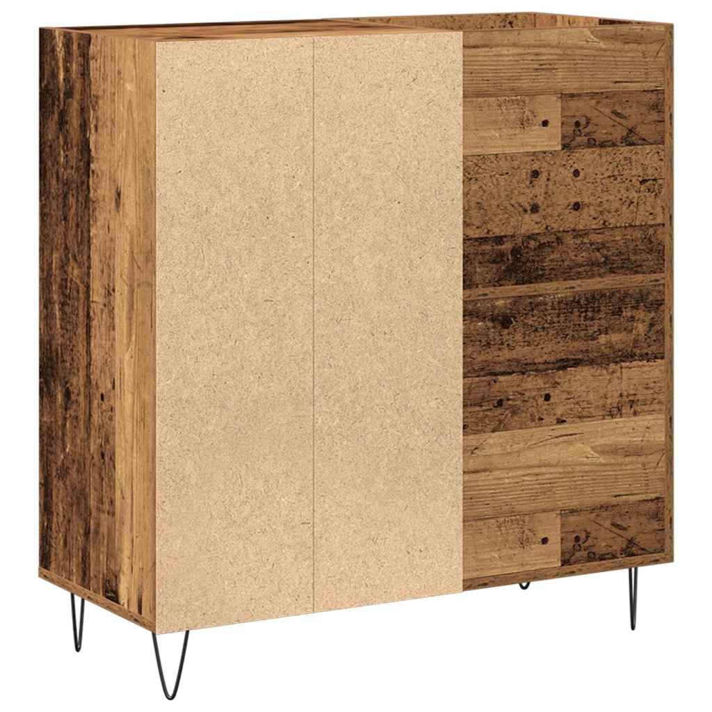 Schallplattenschrank Eiche handwerklich 85 x 38 x 89 cm
