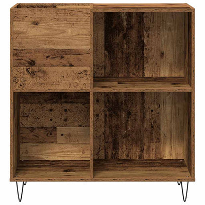 Schallplattenschrank Eiche handwerklich 85 x 38 x 89 cm