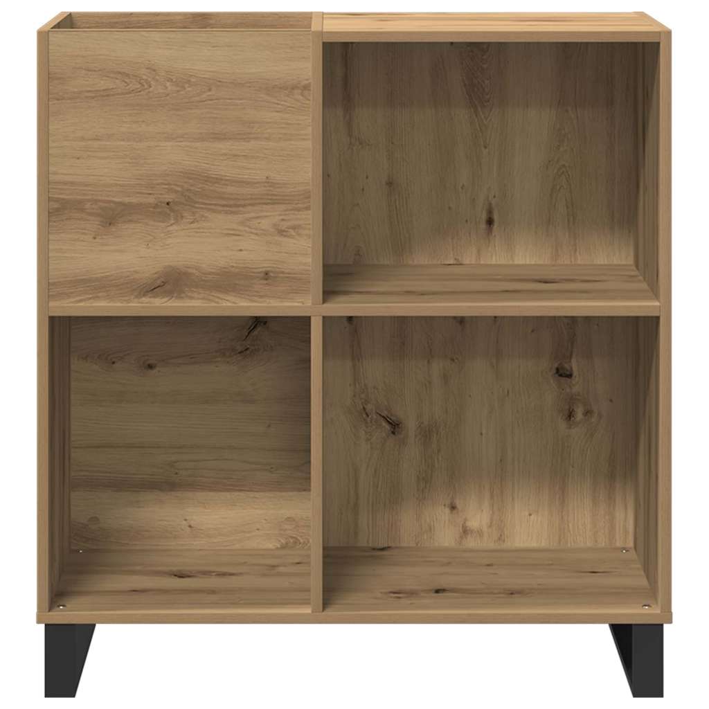 Schallplattenschrank Eiche handwerklich 85 x 38 x 89 cm