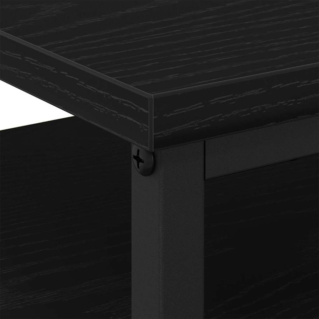 Nachttisch mit Schubladen Schwarze Eiche 44 x 45 x 60 cm