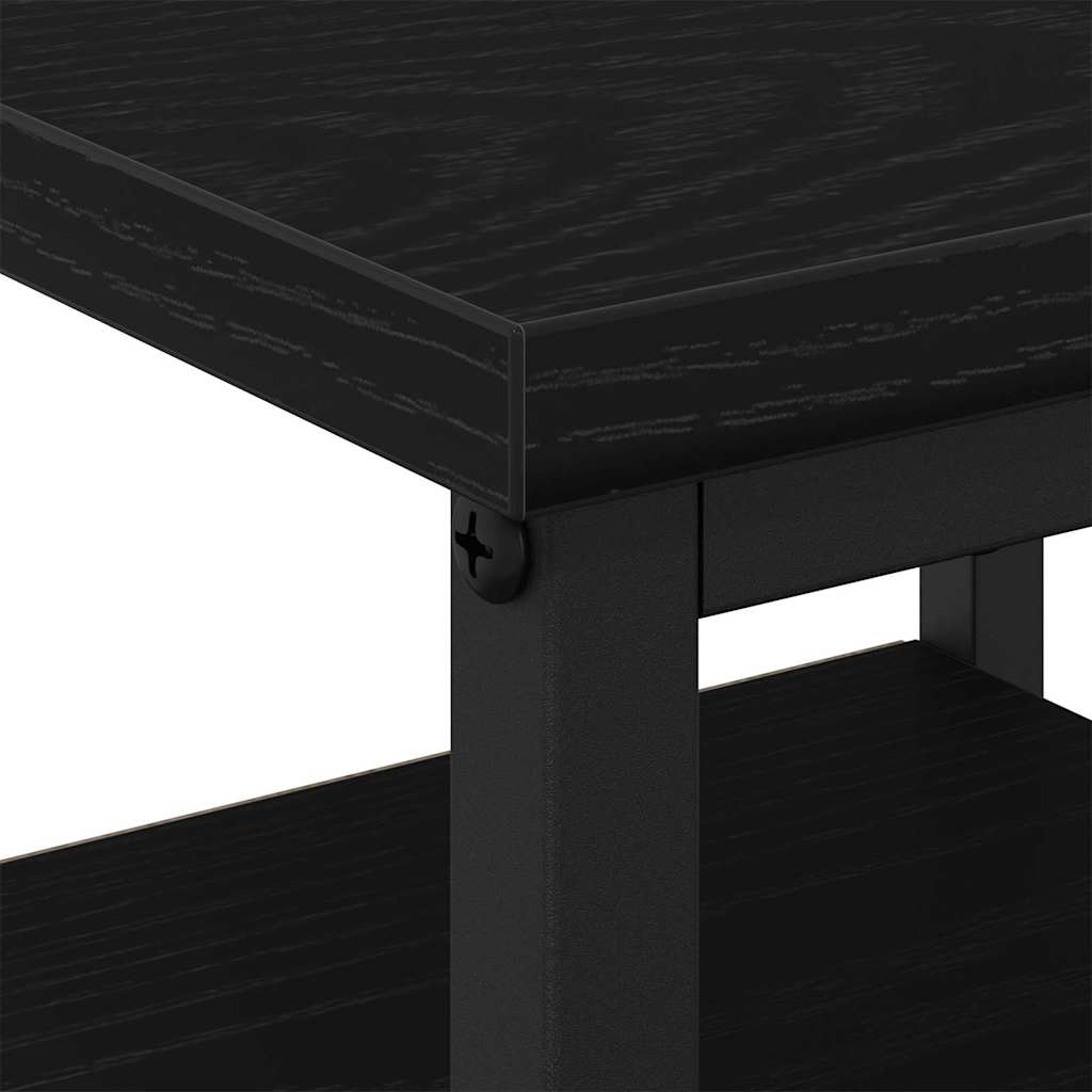 Nachttisch mit Schubladen Schwarze Eiche 34 x 36 x 50 cm
