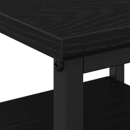 Nachttisch mit Schubladen Schwarze Eiche 34 x 36 x 50 cm
