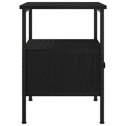 Nachttisch mit Schubladen Schwarze Eiche 34 x 36 x 50 cm