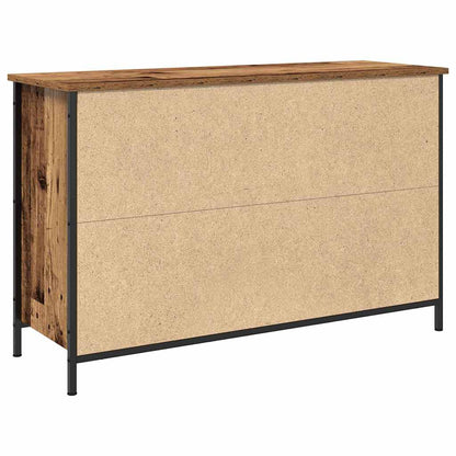 TV-Schrank Artisan Eiche 101x35x65 cm aus engineered Wood und Stahl