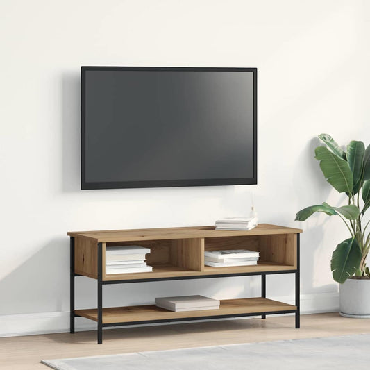 TV-Schränk Eiche handwerklich 100 x 35 x 45 cm Holzwerkstoff
