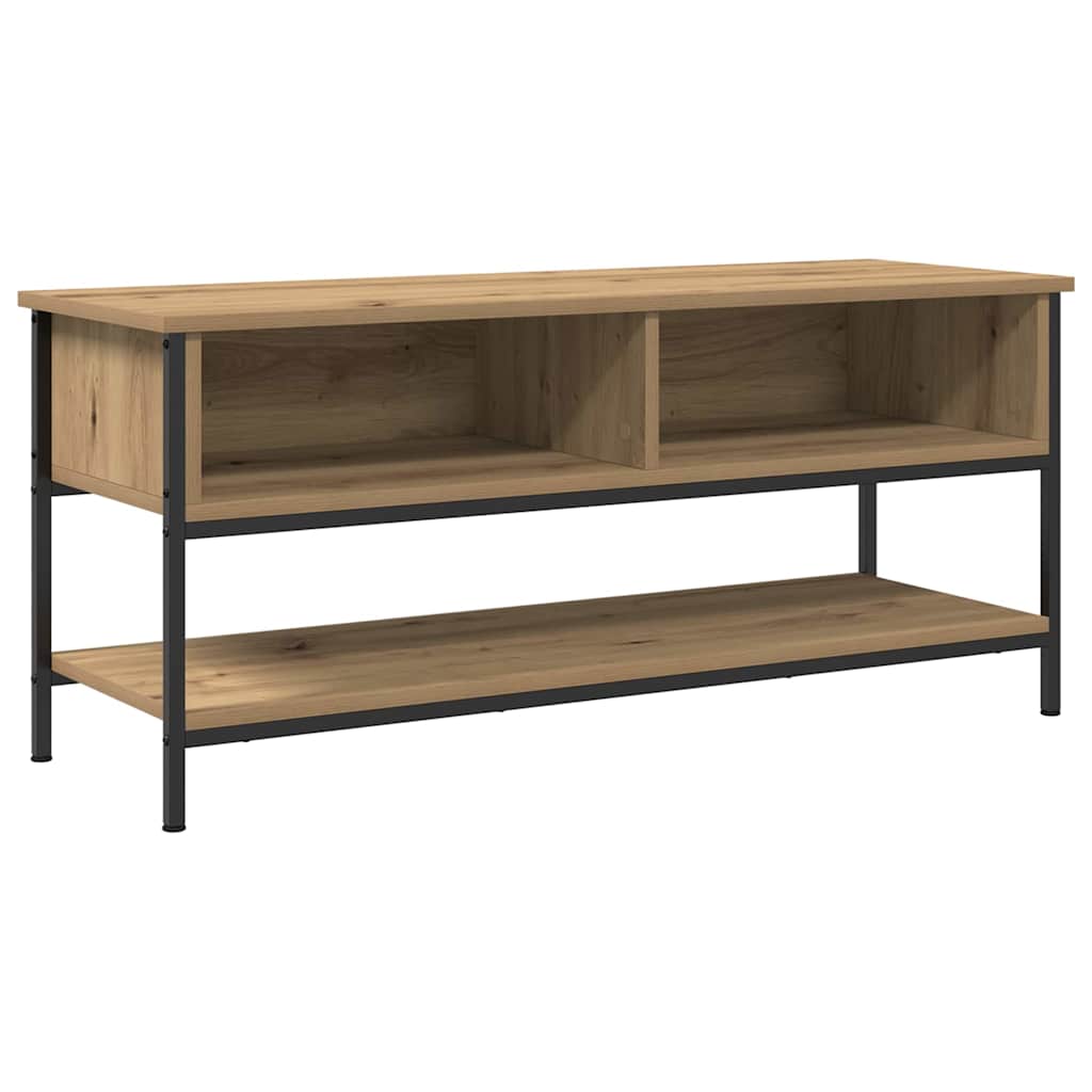 TV-Schränk Eiche handwerklich 100 x 35 x 45 cm Holzwerkstoff