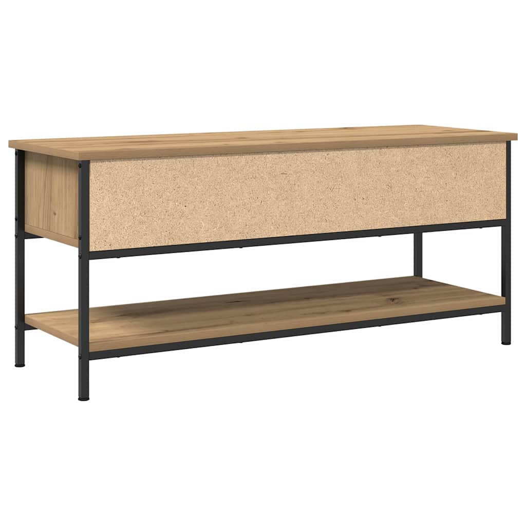 TV-Schränk Eiche handwerklich 100 x 35 x 45 cm Holzwerkstoff