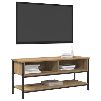 TV-Schränk Eiche handwerklich 100 x 35 x 45 cm Holzwerkstoff