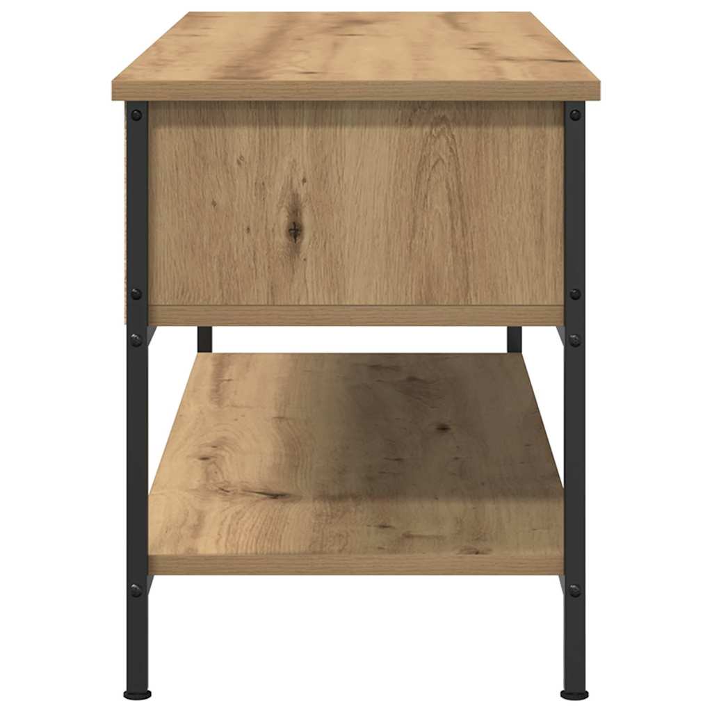 TV-Schränk Eiche handwerklich 100 x 35 x 45 cm Holzwerkstoff