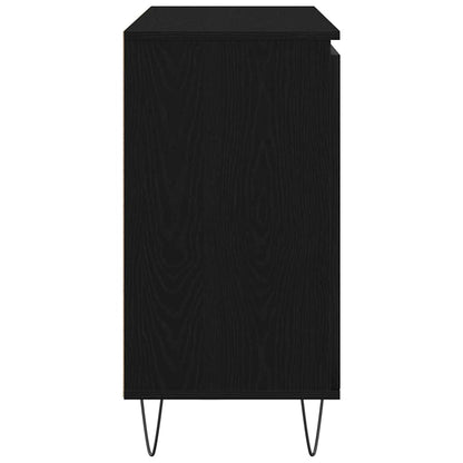 Sideboard Schwarze Eiche 101,5 x 35 x 70 cm Holzwerkstoff