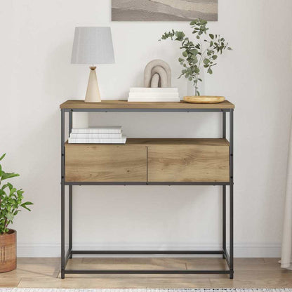 Konsolentisch Artisan-Eiche 75 x 40 x 75 cm Holzwerkstoff