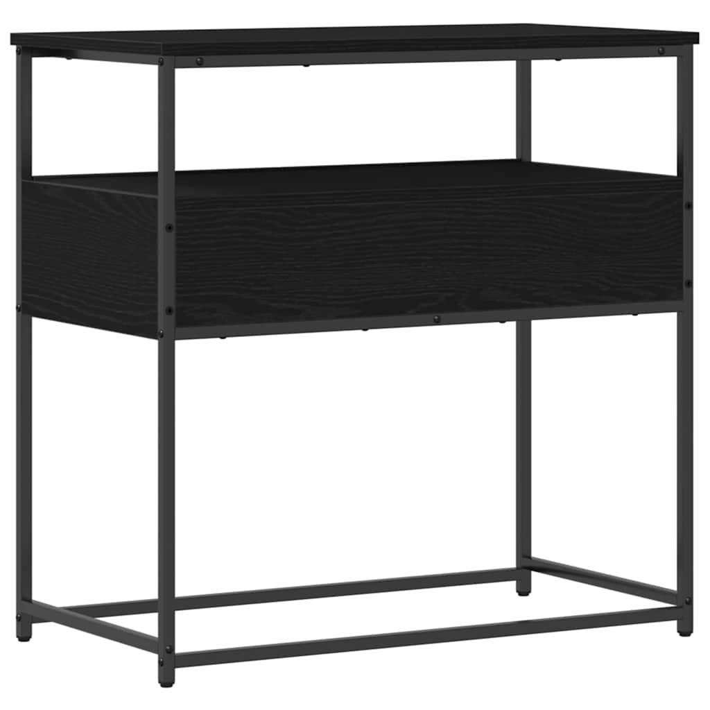 Konsolentisch mit Schubladen Schwarze Eiche 75 x 40 x 75 cm