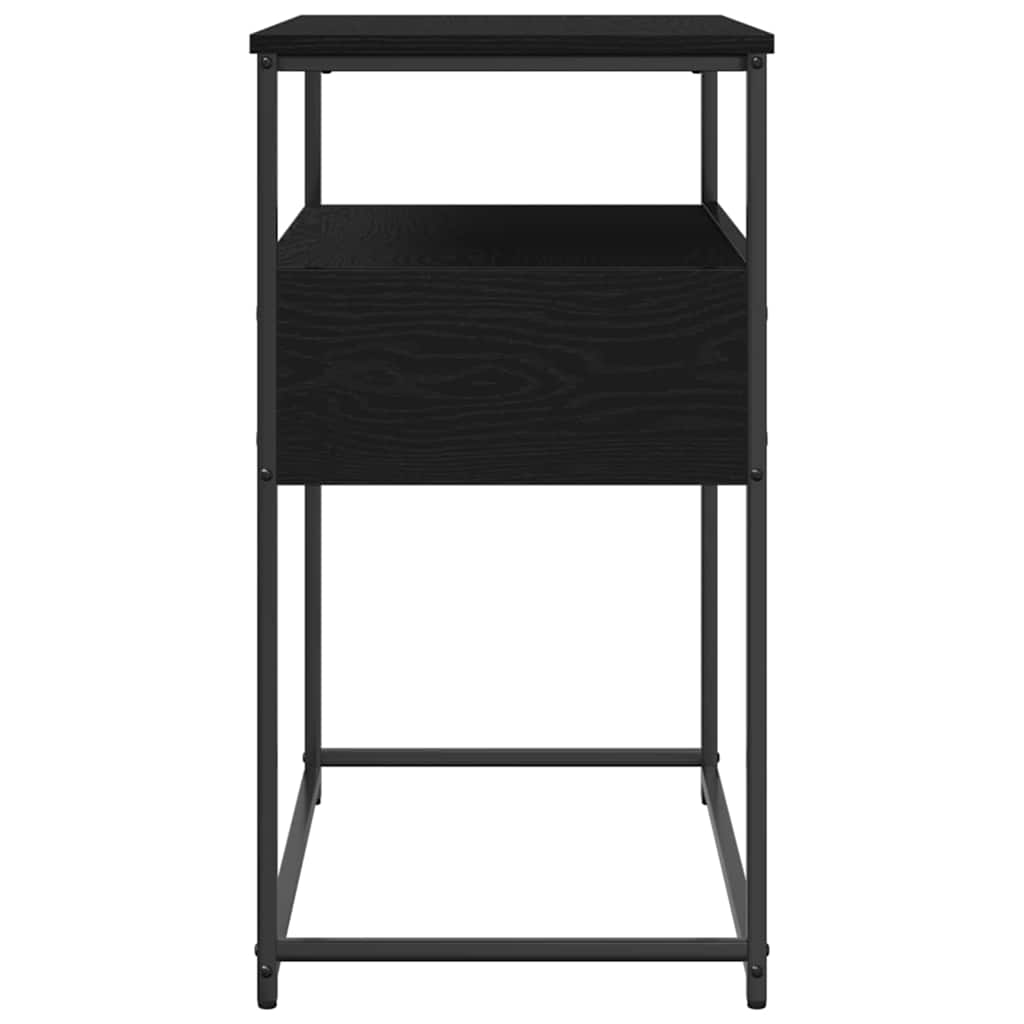Konsolentisch mit Schubladen Schwarze Eiche 75 x 40 x 75 cm