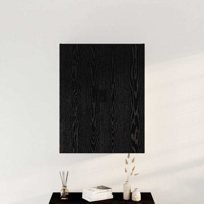 Wandmontierter Schrank Schwarze Eiche 69.5 x 34 x 90 cm