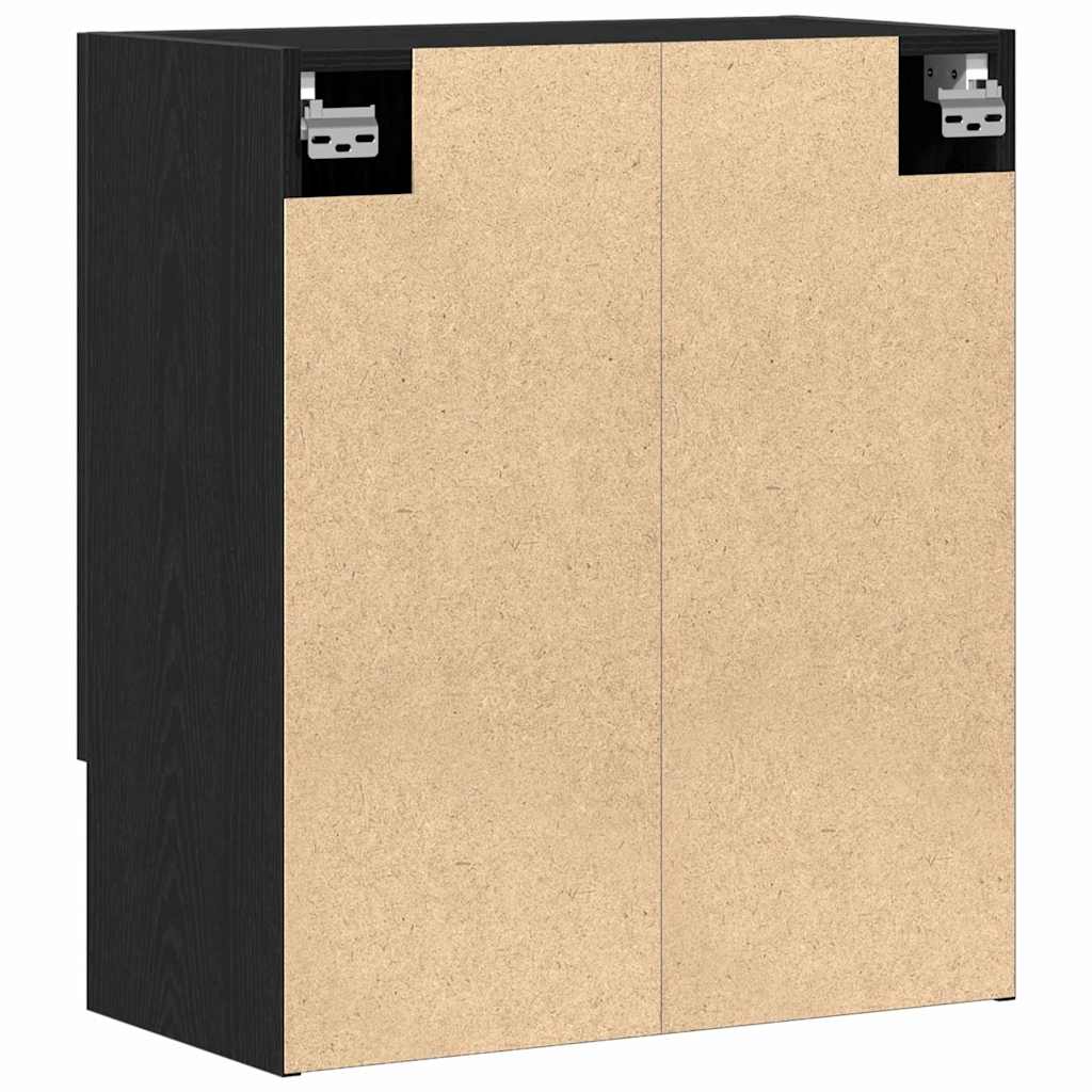 Wandschrank Schwarze Eiche 60 x 31 x 70 cm Holzwerkstoff