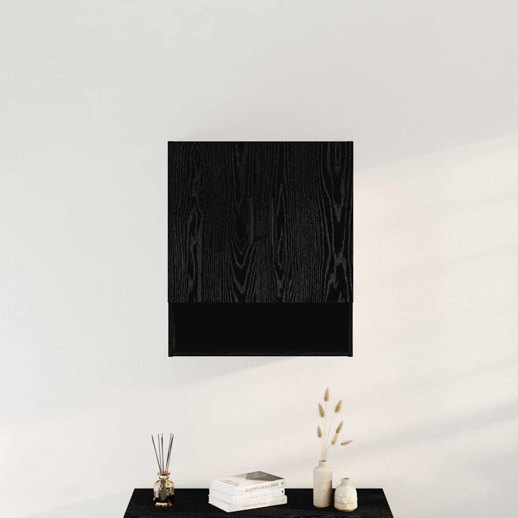Wandschrank Schwarze Eiche 60 x 31 x 70 cm Holzwerkstoff