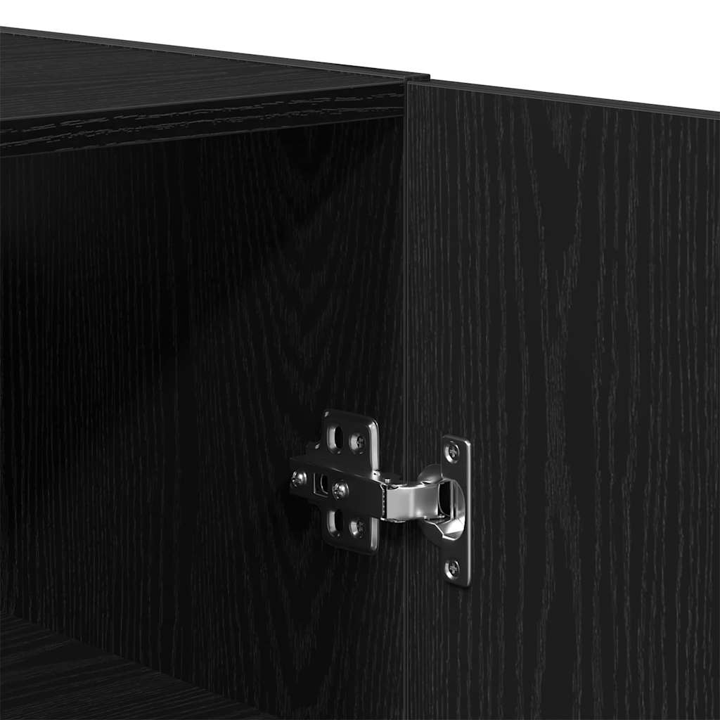 Wandschrank Schwarze Eiche 60 x 31 x 70 cm Holzwerkstoff
