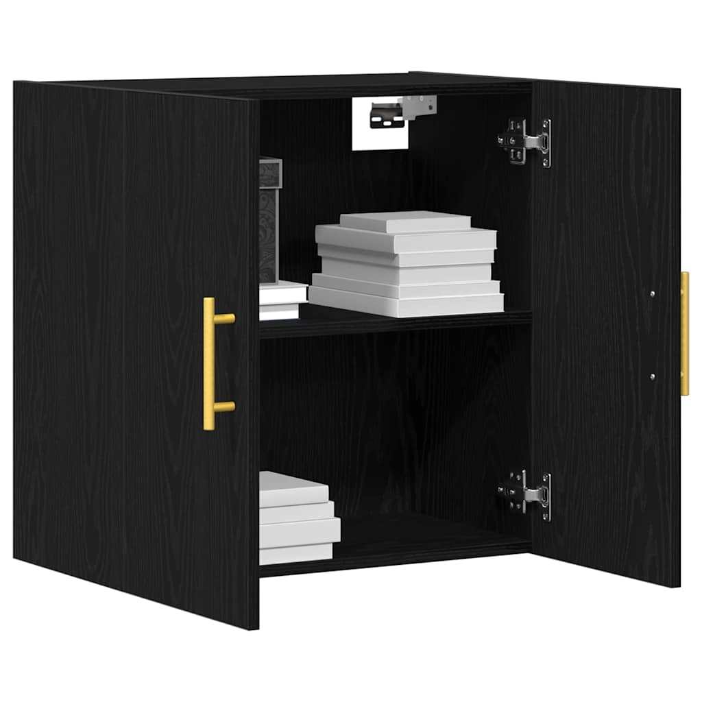 Wandschrank Schwarze Eiche 60 x 31 x 70 cm Holzwerkstoff