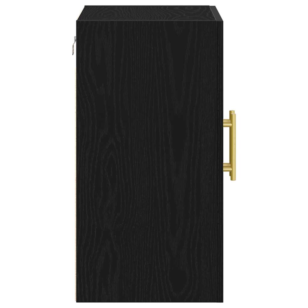 Wandschrank Schwarze Eiche 60 x 31 x 70 cm Holzwerkstoff