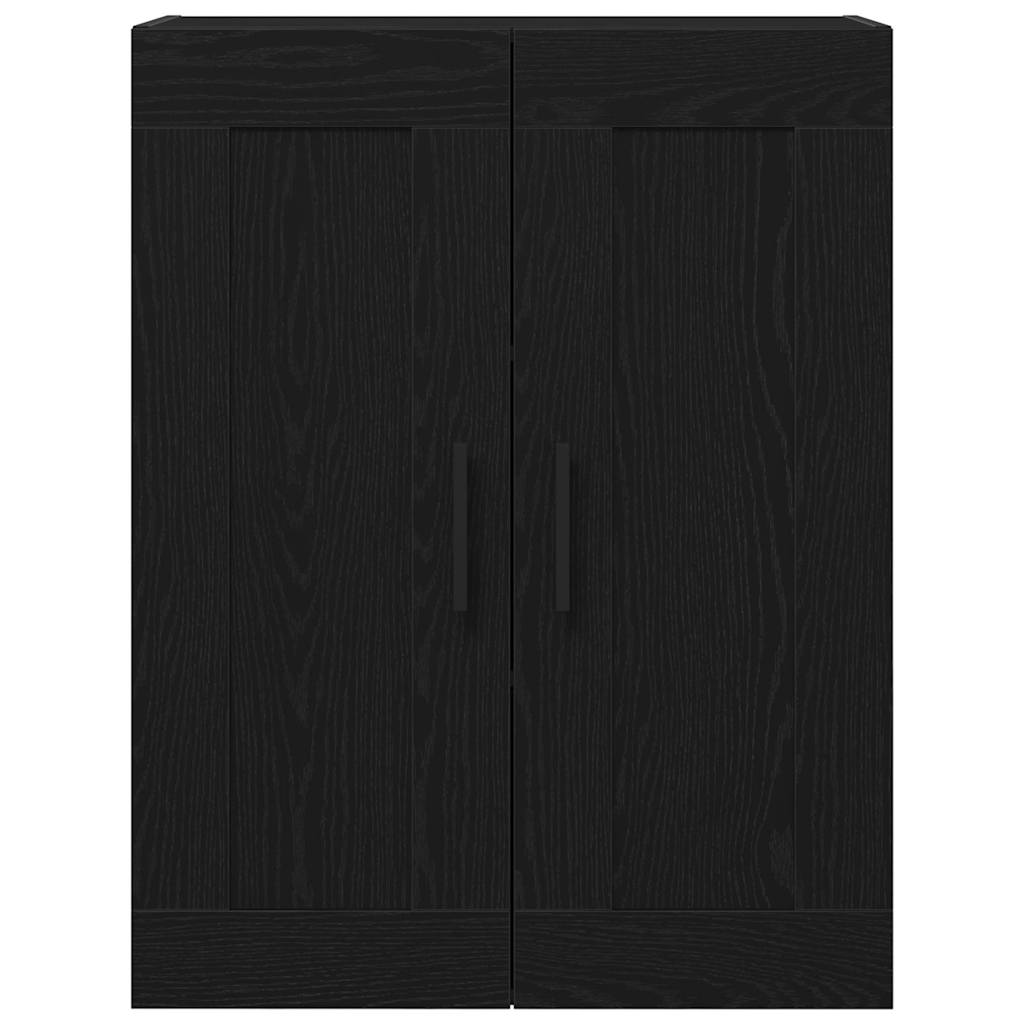 Wandmontierter Schrank Schwarze Eiche 69.5 x 34 x 90 cm