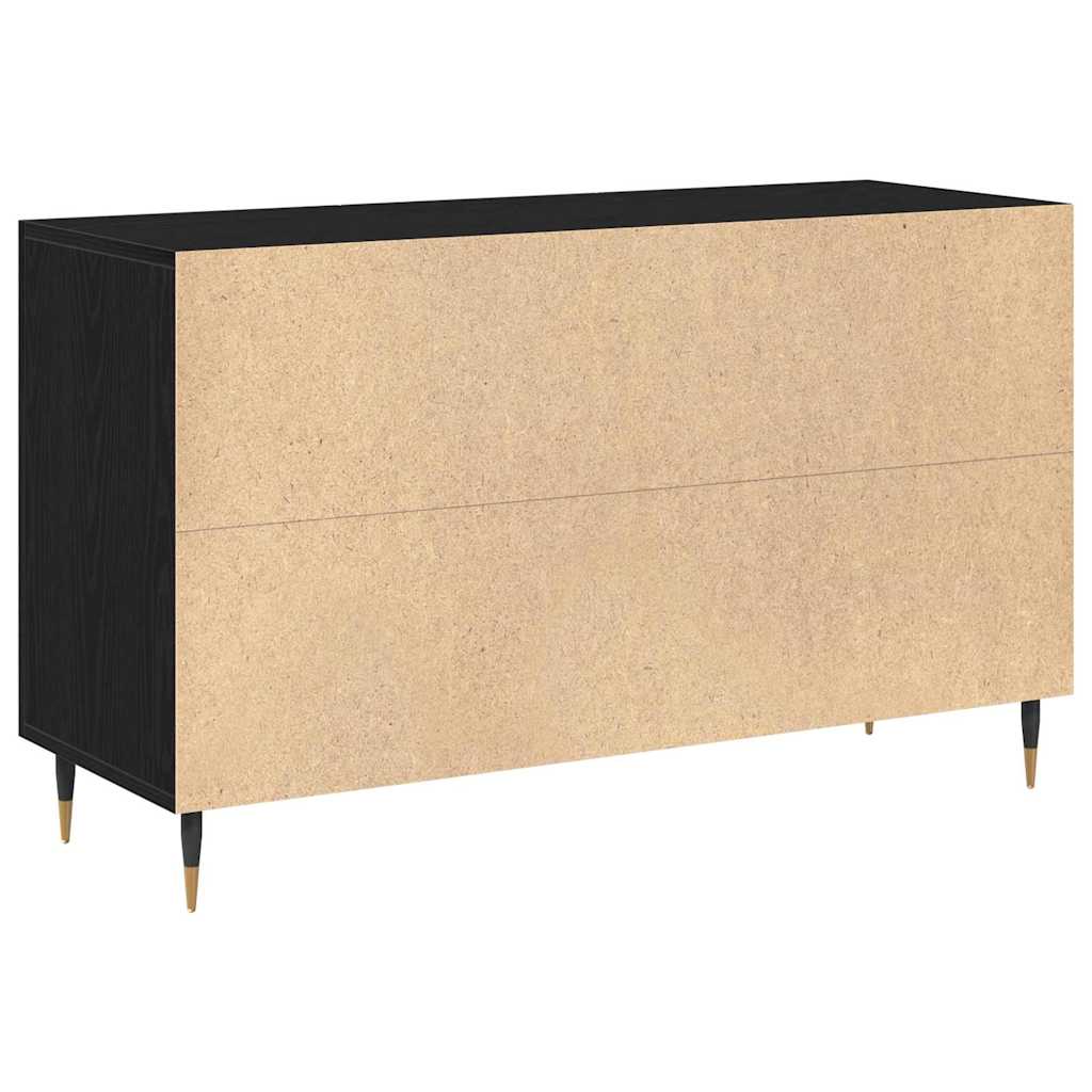 Sideboard Schwarze Eiche 100 x 36 x 60 cm Holzwerkstoff