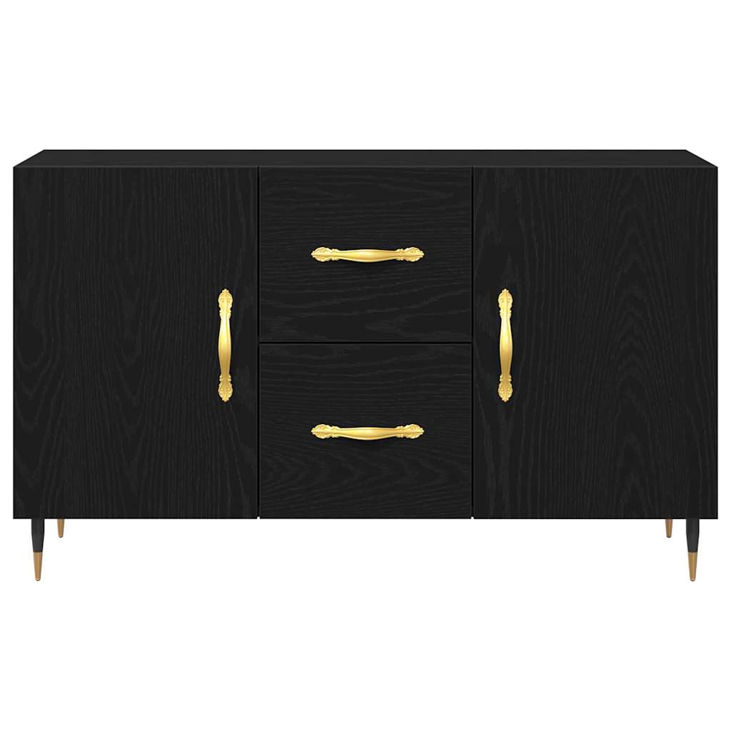 Sideboard Schwarze Eiche 100 x 36 x 60 cm Holzwerkstoff