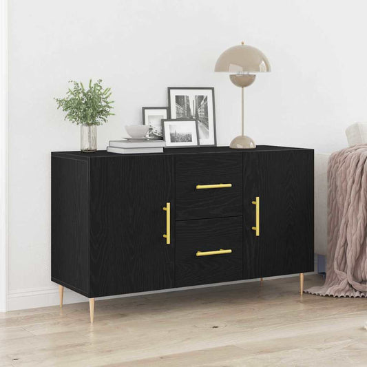 Sideboard Schwarze Eiche 100 x 36 x 60 cm Holzwerkstoff