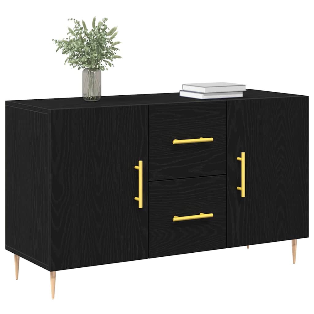 Sideboard Schwarze Eiche 100 x 36 x 60 cm Holzwerkstoff