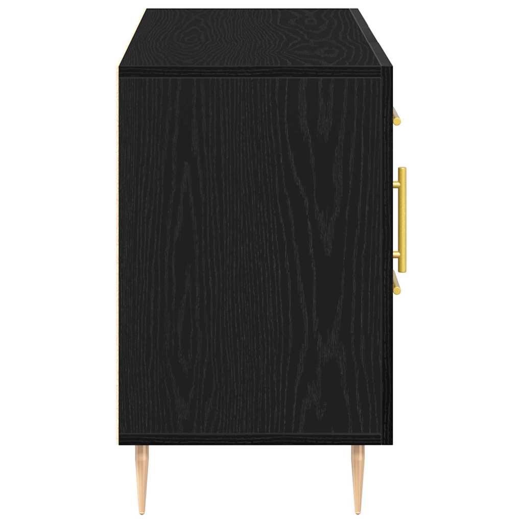 Sideboard Schwarze Eiche 100 x 36 x 60 cm Holzwerkstoff
