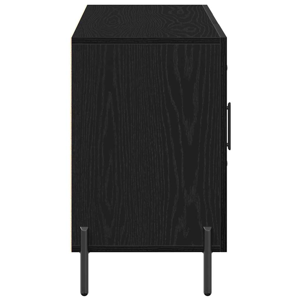 Sideboard Schwarze Eiche 100 x 36 x 60 cm Holzwerkstoff