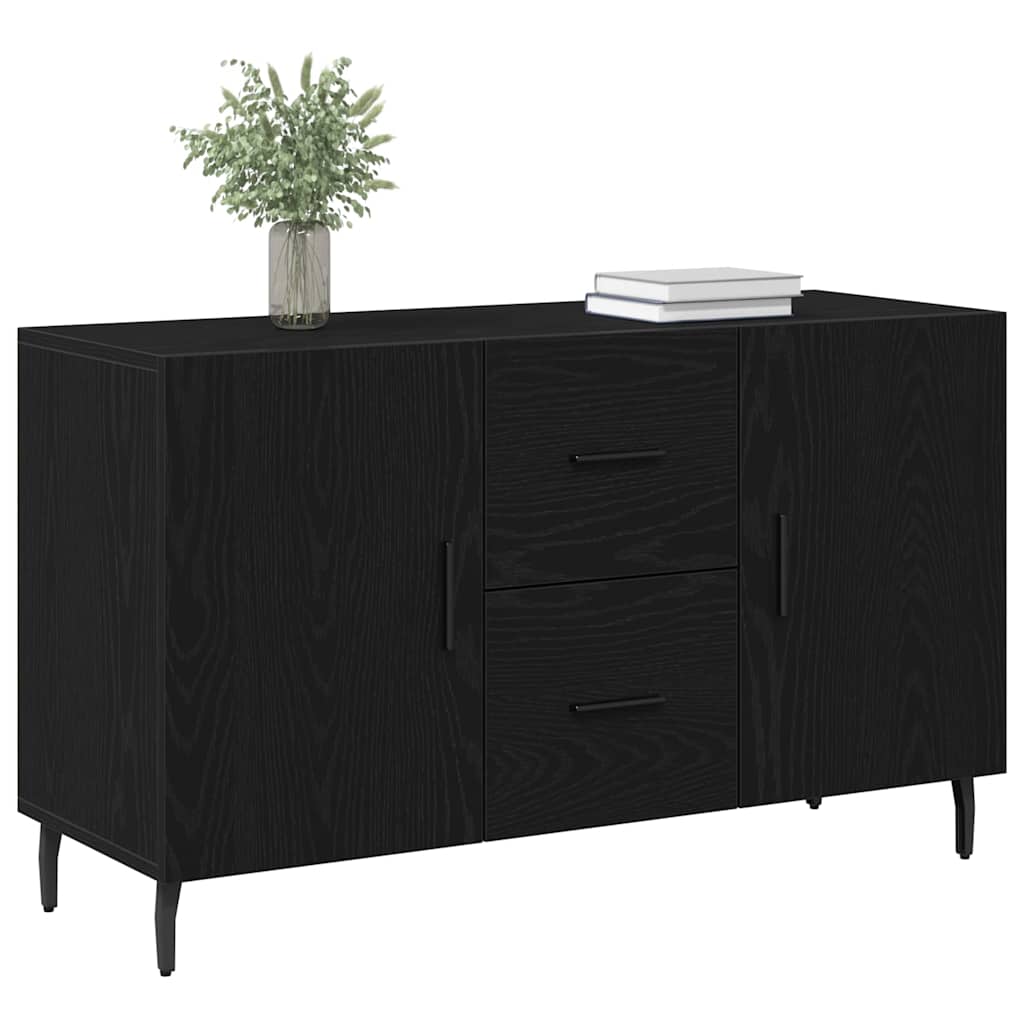 Sideboard Schwarze Eiche 100 x 36 x 60 cm Holzwerkstoff