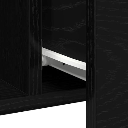 Sideboard Schwarze Eiche 100 x 36 x 60 cm Holzwerkstoff